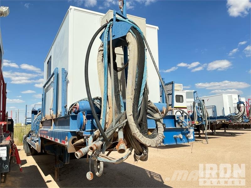Loadcraft (5) 49 ft Coil Tubing Reel Trailer Pārstrādes iekārtas