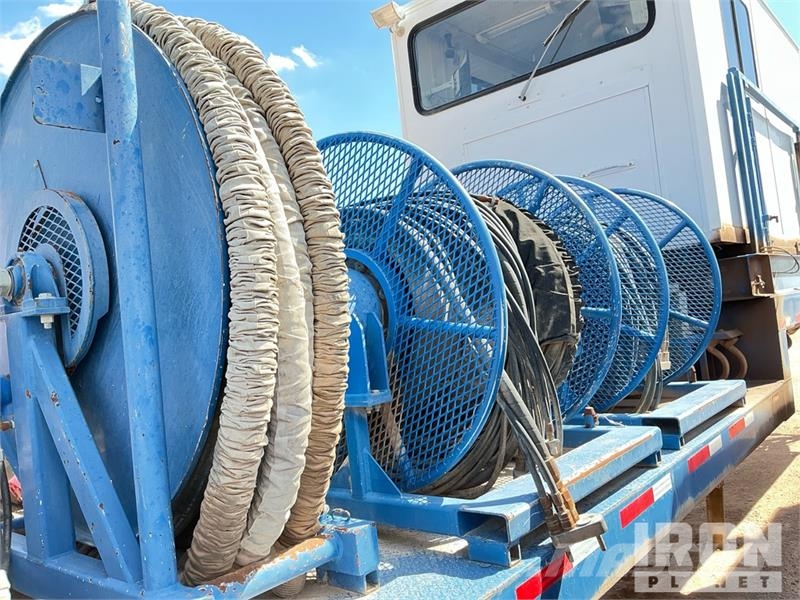 Loadcraft (5) 49 ft Coil Tubing Reel Trailer Pārstrādes iekārtas