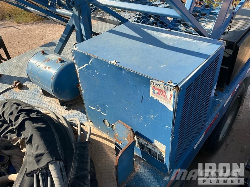 Loadcraft (5) 49 ft Coil Tubing Reel Trailer Pārstrādes iekārtas