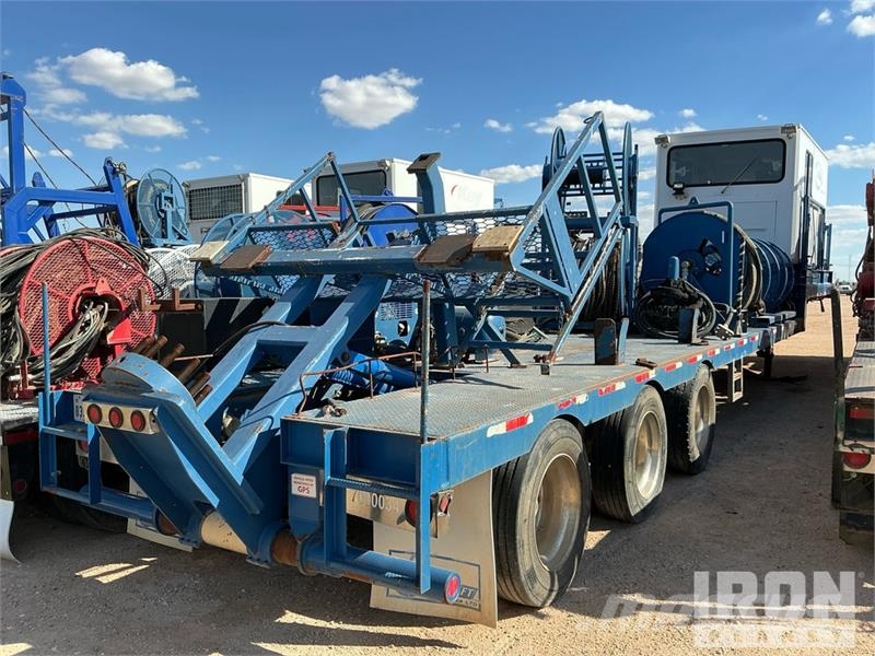 Loadcraft (5) 49 ft Coil Tubing Reel Trailer Pārstrādes iekārtas