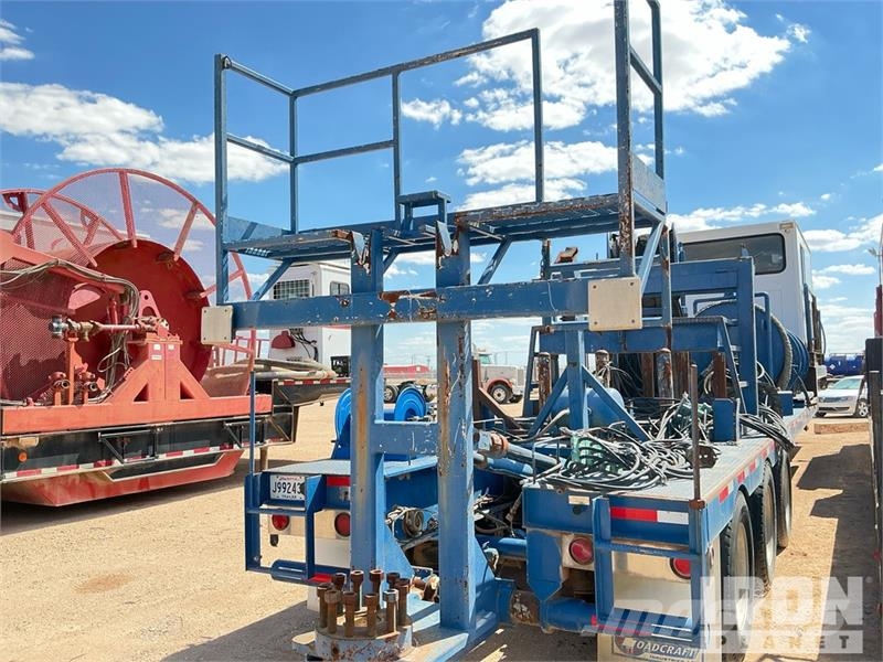 Loadcraft (5) 49 ft Coil Tubing Reel Trailer Pārstrādes iekārtas