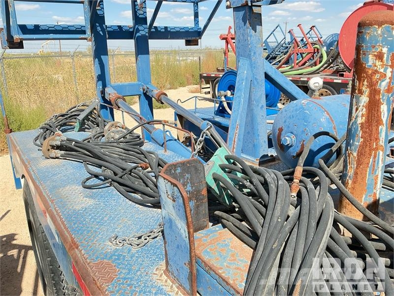 Loadcraft (5) 49 ft Coil Tubing Reel Trailer Pārstrādes iekārtas