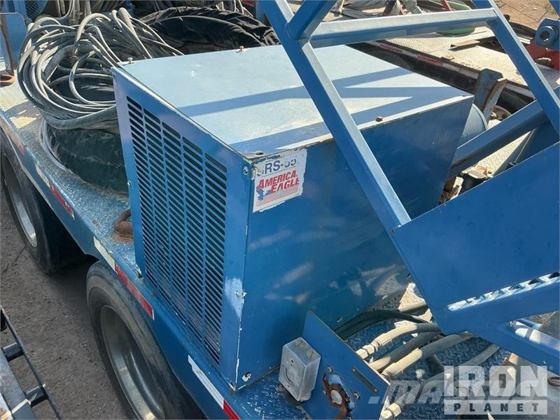 Loadcraft (5) 49 ft Coil Tubing Reel Trailer Pārstrādes iekārtas