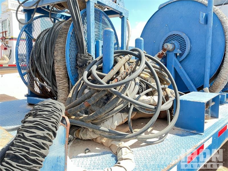 Loadcraft (5) 49 ft Coil Tubing Reel Trailer Pārstrādes iekārtas