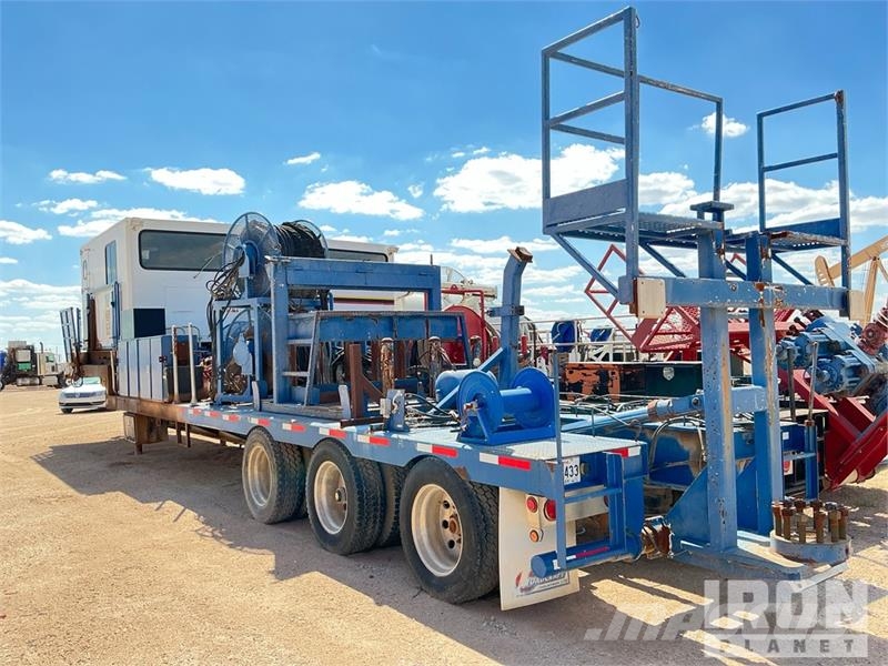 Loadcraft (5) 49 ft Coil Tubing Reel Trailer Pārstrādes iekārtas