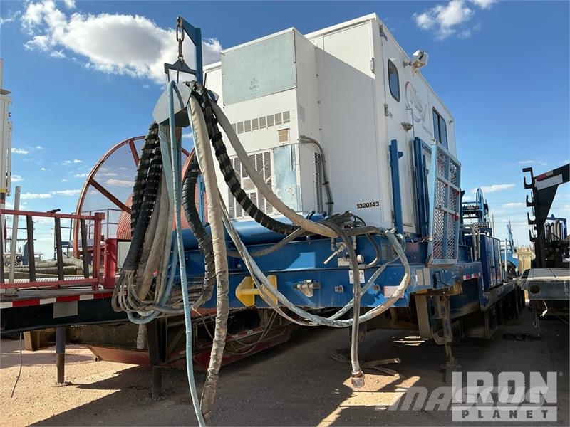 Loadcraft (5) 49 ft Coil Tubing Reel Trailer Pārstrādes iekārtas