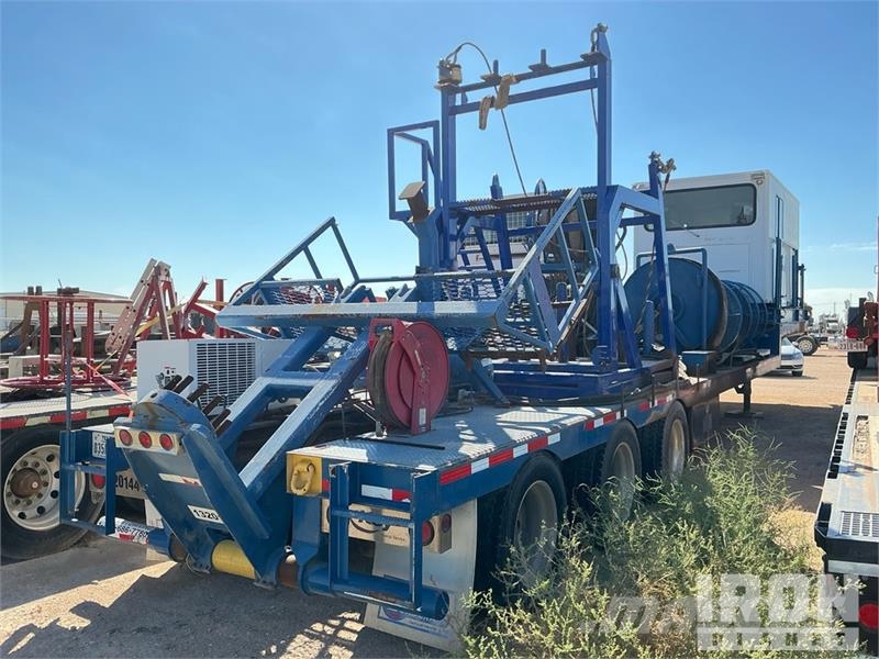 Loadcraft (6) 49 ft Coil Tubing Reel Trailer Processing Equipment