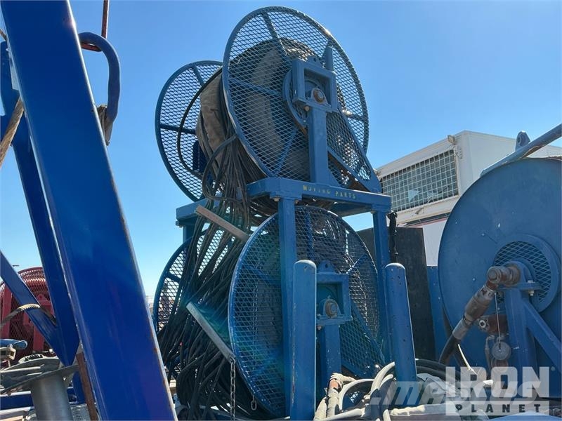 Loadcraft (6) 49 ft Coil Tubing Reel Trailer Processing Equipment