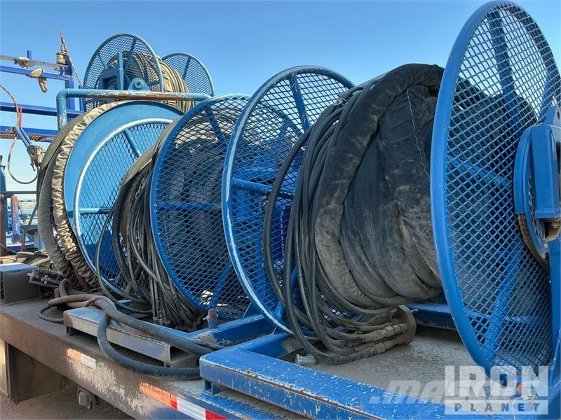 Loadcraft (6) 49 ft Coil Tubing Reel Trailer Processing Equipment
