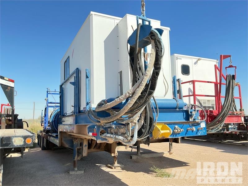 Loadcraft (6) 49 ft Coil Tubing Reel Trailer Processing Equipment