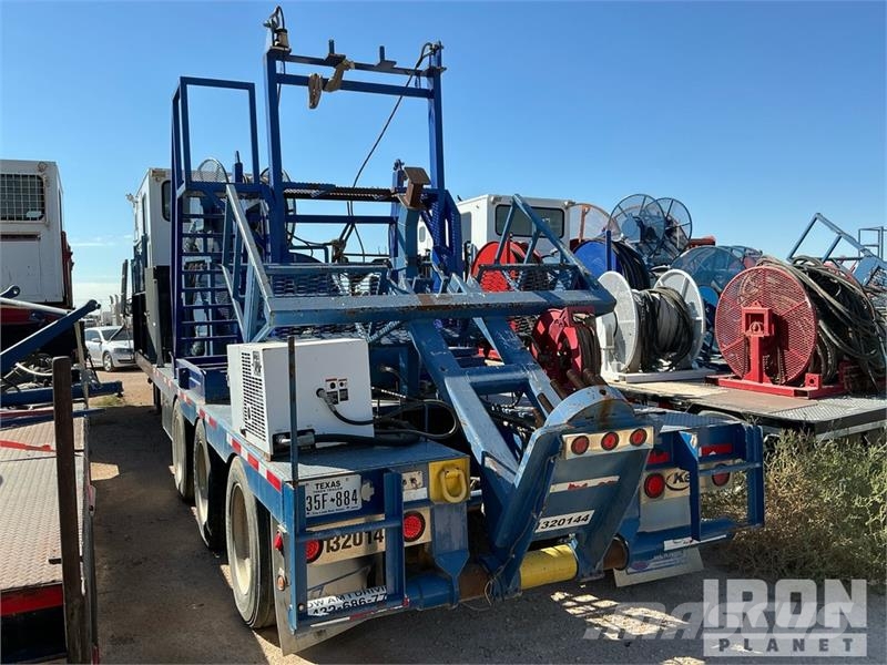 Loadcraft (6) 49 ft Coil Tubing Reel Trailer Processing Equipment
