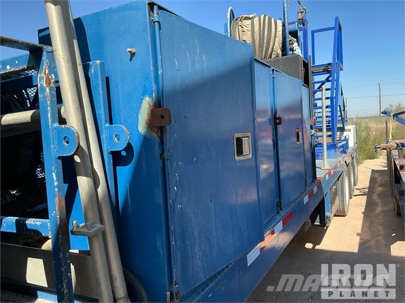 Loadcraft (6) 49 ft Coil Tubing Reel Trailer Processing Equipment