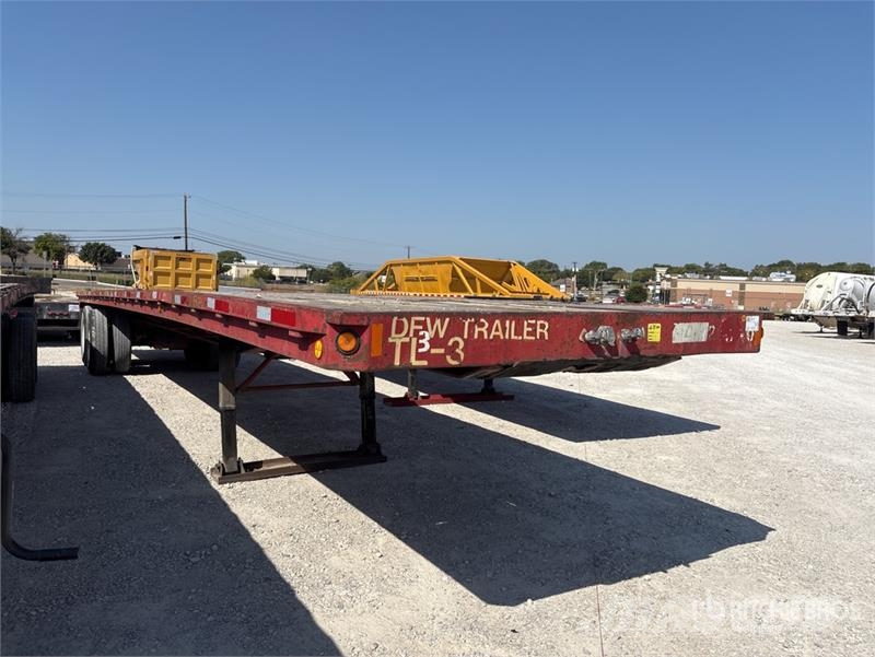 Lufkin 45 ft T/A Flatbed Trailer Valníky