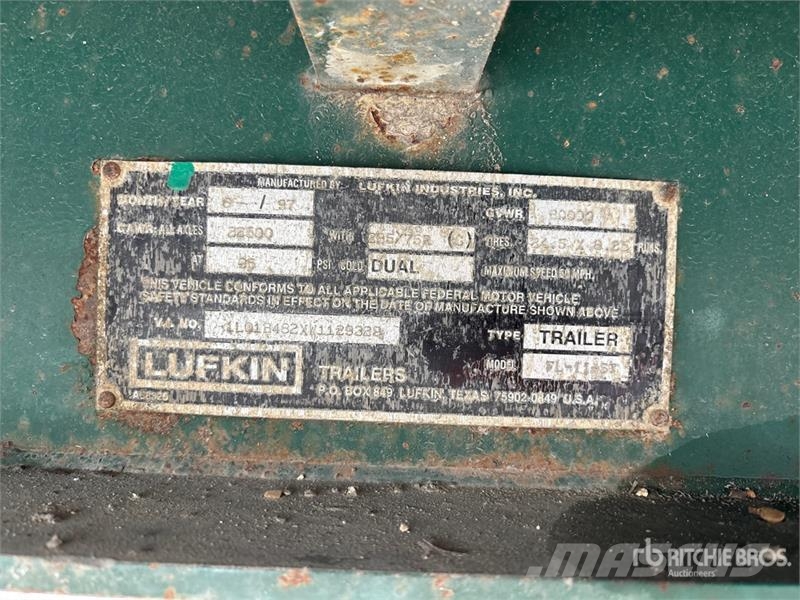 Lufkin FL-II-ST Platós / Ponyvás pótkocsik