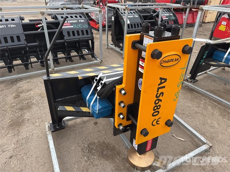 LYALS ALS680 Skid Steer Post Driver (Unused) Equipamentos de vedação
