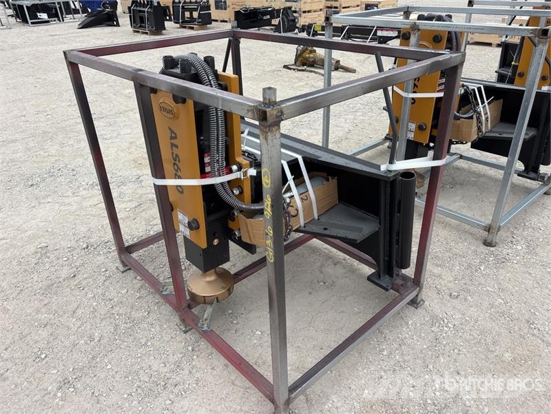  LYALS ALS680 Skid Steer Post Driver (Unused) Fencing equipment