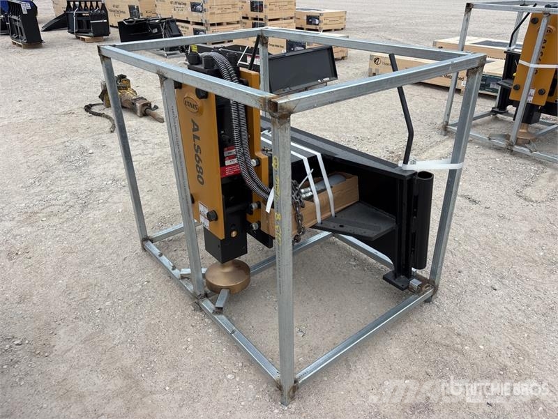  LYALS ALS680 Skid Steer Post Driver (Unused) Fencing equipment