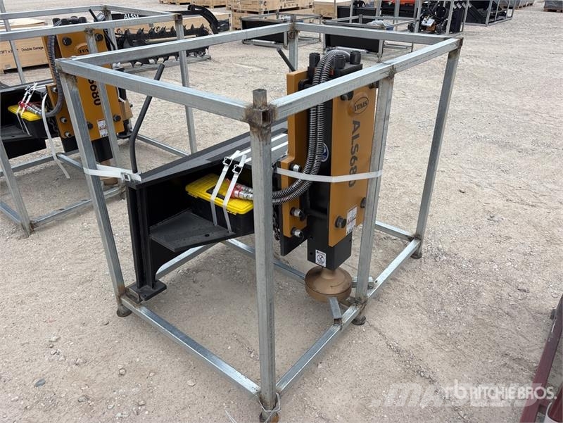  LYALS ALS680 Skid Steer Post Driver (Unused) Fencing equipment