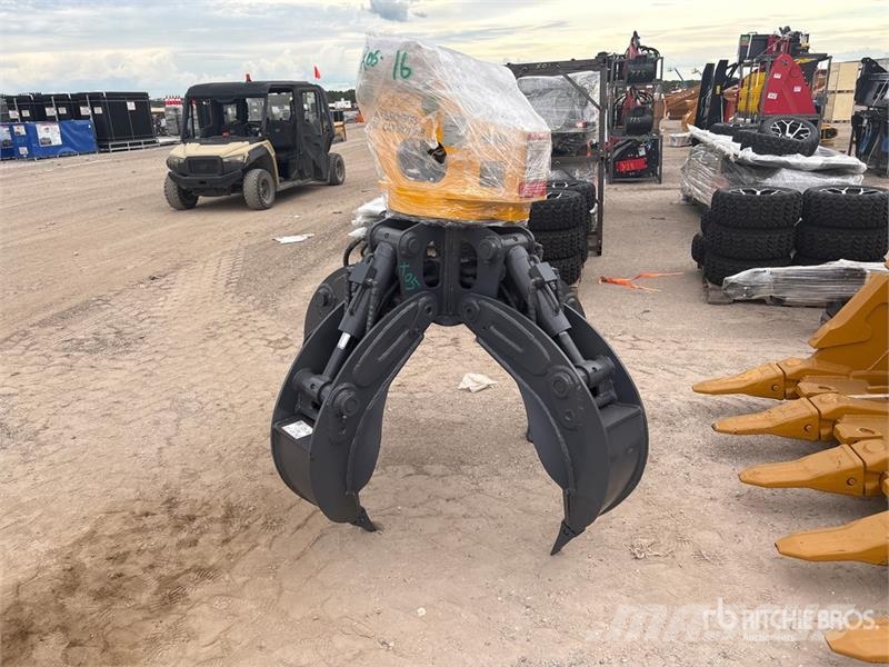 LYALS ALSEOG08 orange grapple Excavator Grapple (U 兩爪吊夾