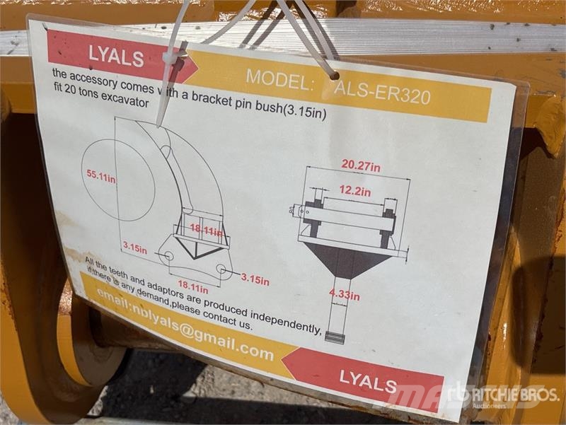 LYALS ALSER20 48in Excavator Ripper (Unused) Skarifikatori