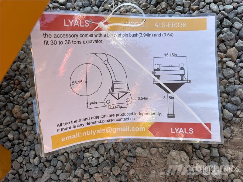  LYALS ALSER36 Excavator Ripper - Fits Cat 336 (Unu Rahljalniki