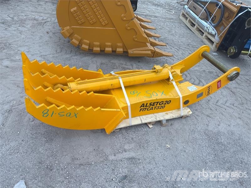  LYALS ALSETG320 thumb grapple Excavator Grapple (U 兩爪吊夾
