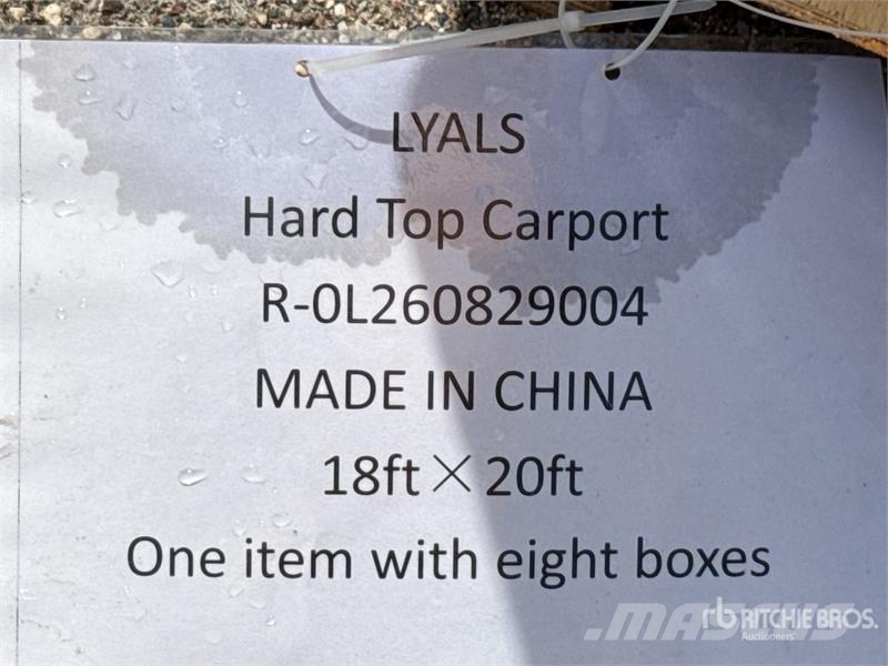 LYALS ALSHTC 18 ft x 20 ft Carport (Unused) 鋼架建築