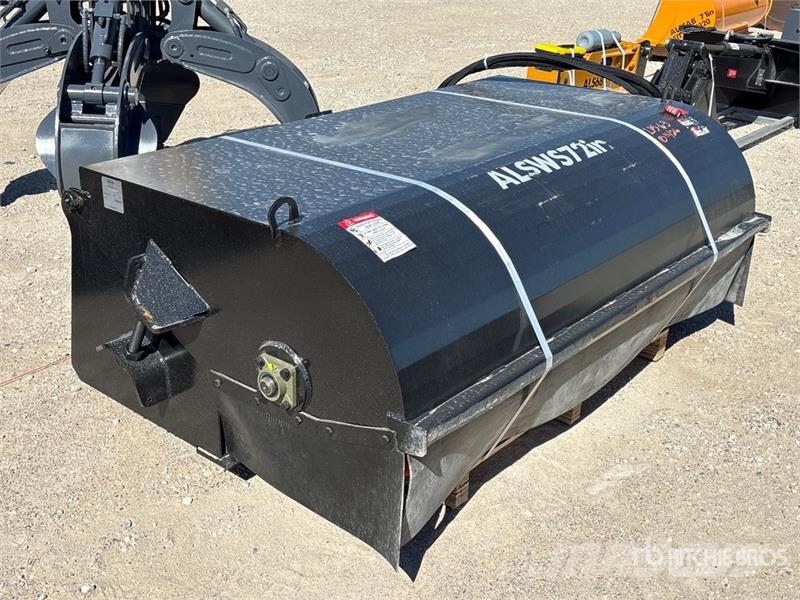 LYALS ALSSBS 72 in Skid Steer Sweeper (Unused) Metle