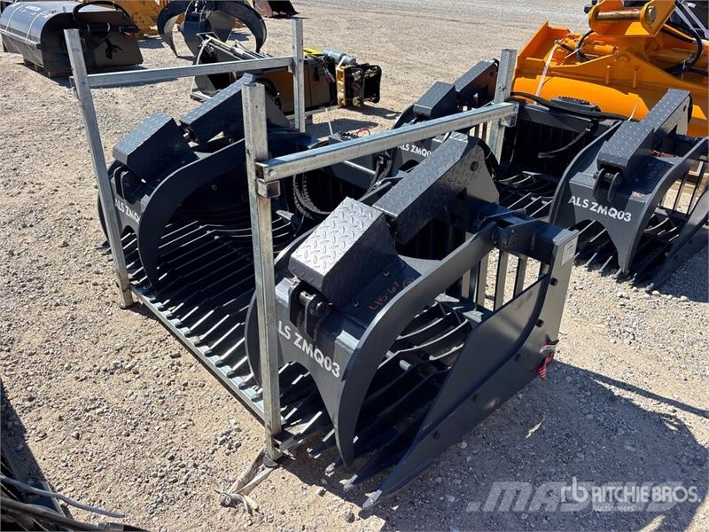LYALS ZMQ03 80 in Rock Skid Steer Grapple (Unused) Grabeži