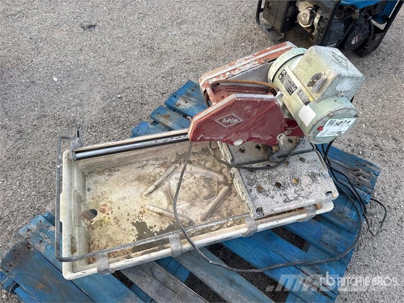 M&K 101 Tile Table Saw Outros componentes