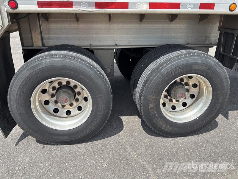 MAC 39 ft T/A Aluminum Quarter Frame End Dump Trailer Tipphengere