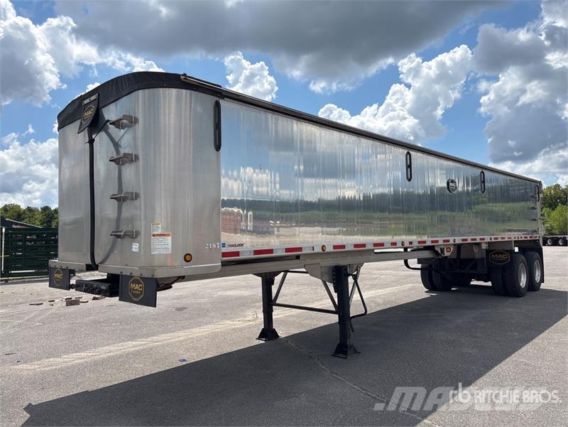 MAC 39 ft T/A Aluminum Quarter Frame End Dump Trailer Tipphengere