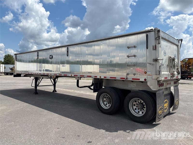MAC 39 ft T/A Aluminum Quarter Frame End Dump Trailer Tipphengere