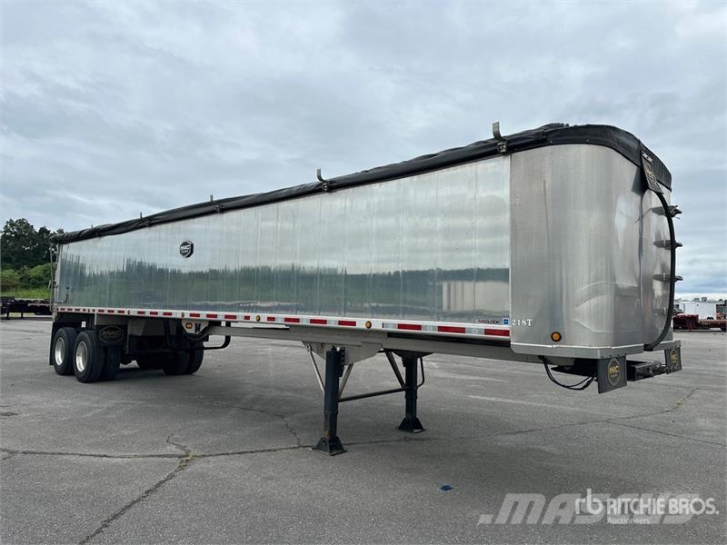 MAC 39 ft T/A Aluminum Quarter Frame End Dump Trailer Tipphengere