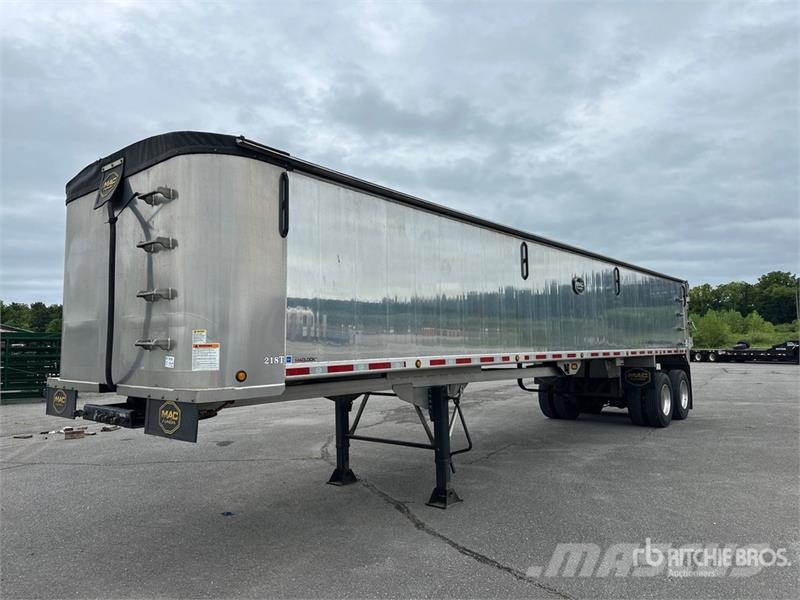 MAC 39 ft T/A Aluminum Quarter Frame End Dump Trailer Tipphengere