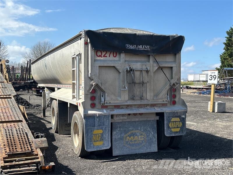 MAC simizer 40 ft T/A Aluminum Frameless End Dump Trai Tipper trailers