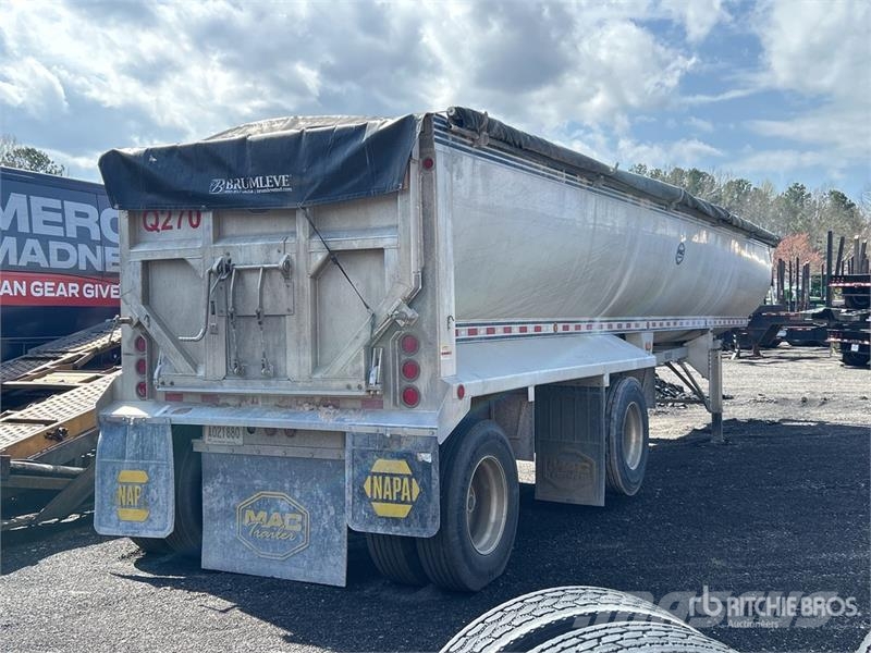 MAC simizer 40 ft T/A Aluminum Frameless End Dump Trai Tipper trailers