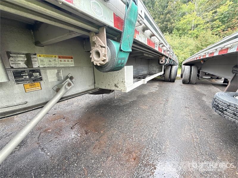 MAC TNAR48AA 48 ft T/A Spread Axle Flatbed Trailer Lavaperävaunut