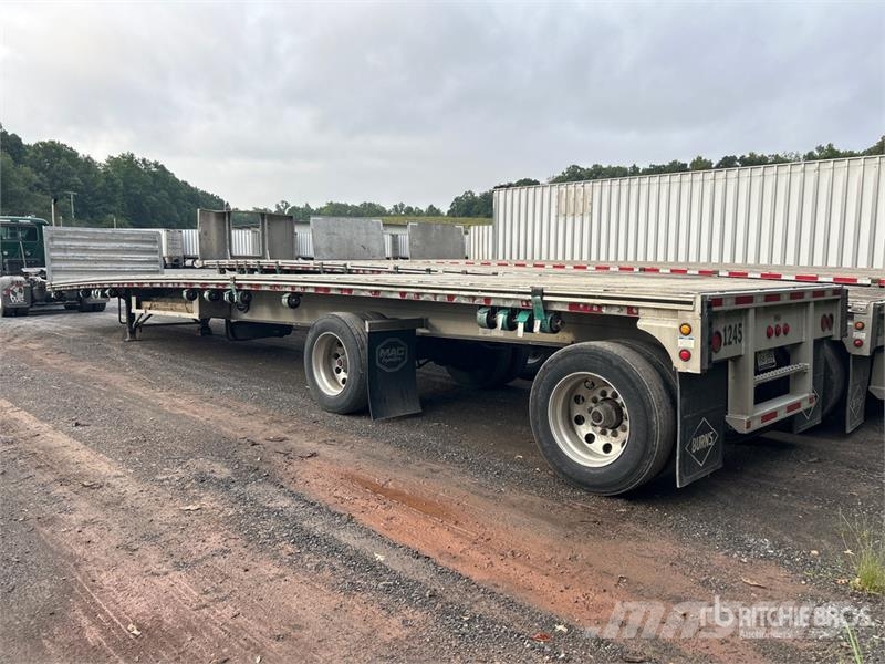 MAC TNAR48AA 48 ft T/A Flatbed Trailer Valníky