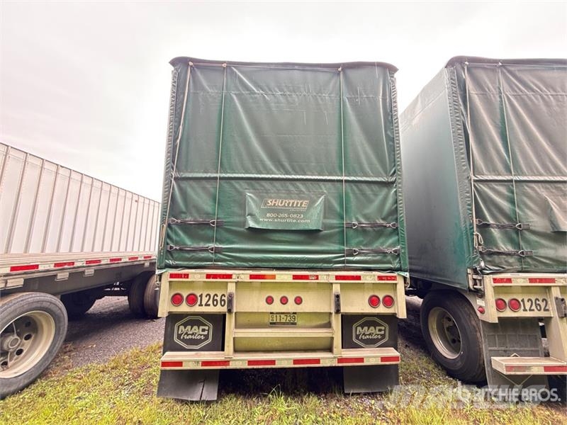 MAC TNAR48AA 48 ft T/A Spread Axle Curtain Side Traile Pressukapelliperävaunut