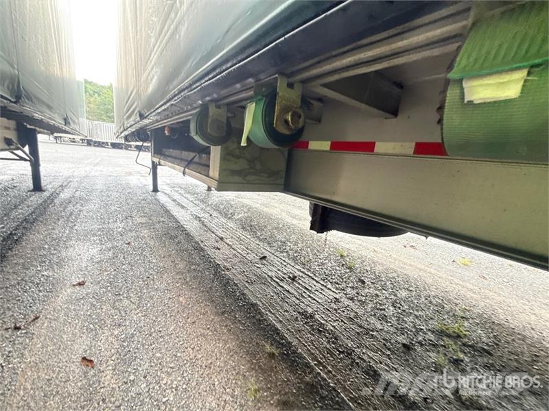 MAC TNAR48AA 48 ft T/A Spread Axle Curtain Side Traile مقطورات بغطاء جانبي