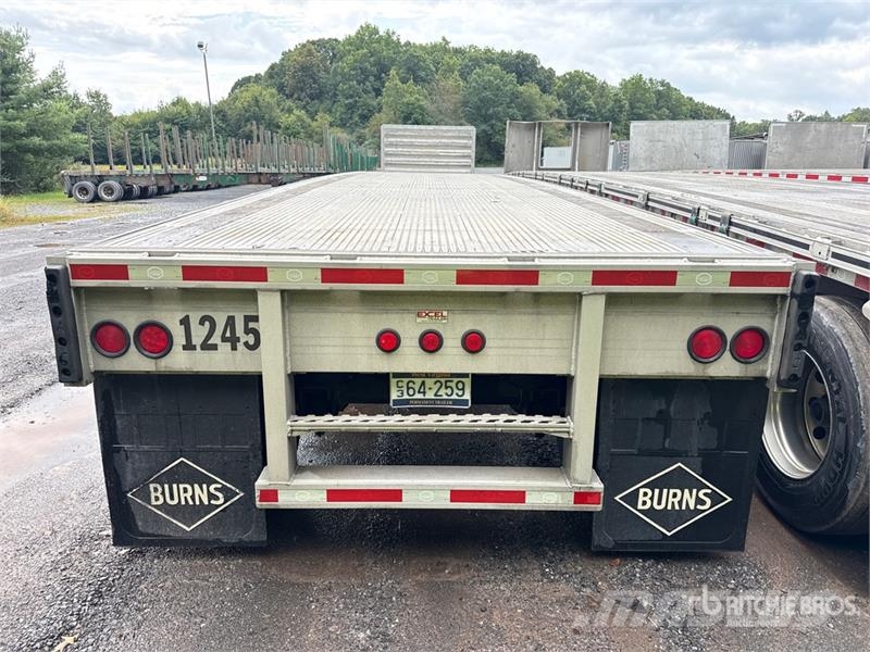 MAC TNAR48AA 48 ft T/A Spread Axle Flatbed Trailer Lavaperävaunut