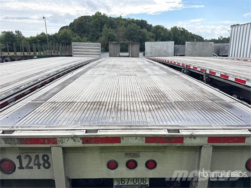 MAC TNAR48AA 48 ft T/A Spread Axle Flatbed Trailer Lavaperävaunut