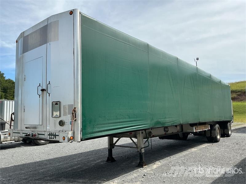 MAC TNAR48AA 48 ft T/A Spread Axle Curtain Side Traile مقطورات بغطاء جانبي