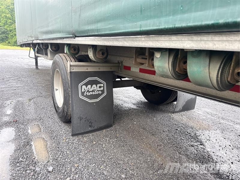 MAC TNAR48AA 48 ft T/A Spread Axle Curtain Side Traile مقطورات بغطاء جانبي