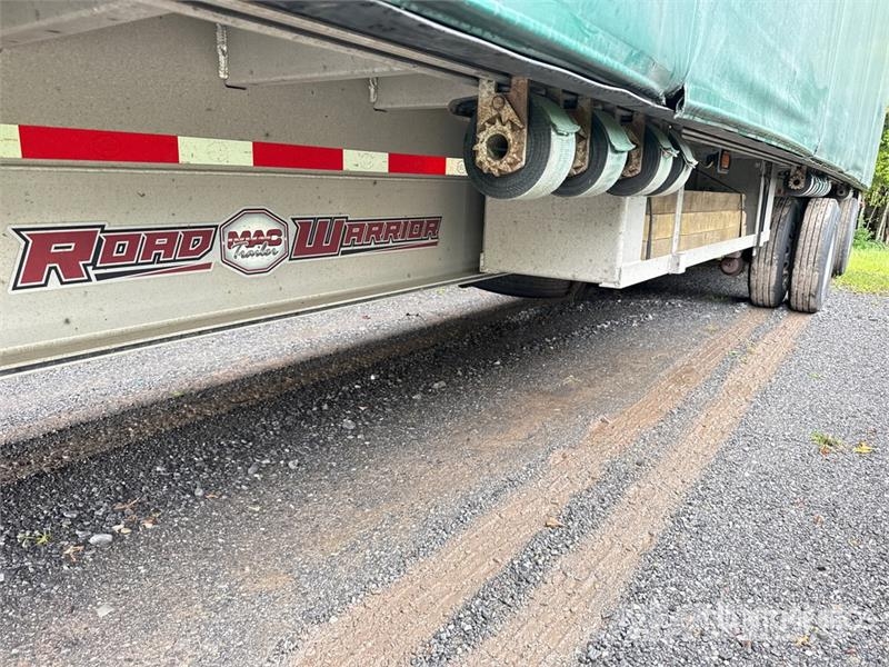 MAC TNAR48AA 48 ft T/A Spread Axle Curtain Side Traile Pressukapelliperävaunut