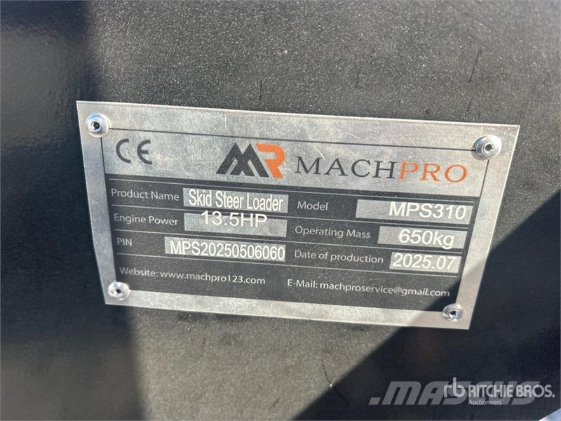Machpro MPS310 Mini Compact Track Loader (Unused) Kompaktlaadurid