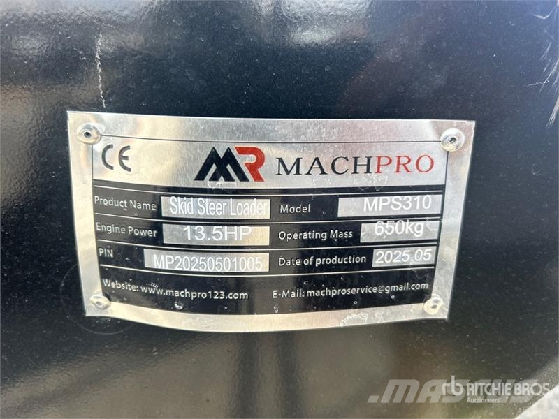 Machpro MPS310 Mini Compact Track Loader (Unused) لوادر انزلاقية التوجيه