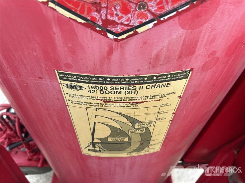 Mack 16000 5825 lb Knuckle Boom on Mack RB600 6x4 Boom Kraanaga veokid