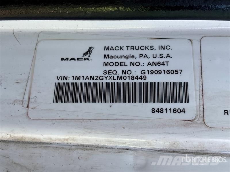 Mack Anthem AN64T 6x4 T/A Day Cab Truck Tractor Motrici e Trattori Stradali